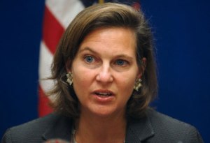 Victoria Nuland, portavoz del Departamento de Estado. 