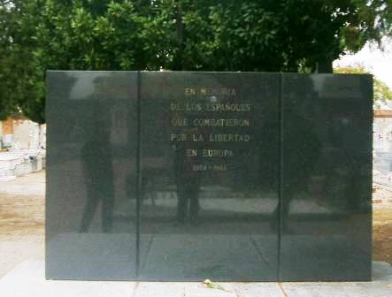 Monumento a los españoles que combatieron el fascismo en la Segunda Guerra Mundial