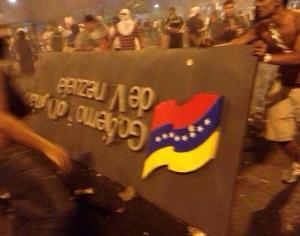 Grupos opositores en Venezuela el pasado 15 de febrero