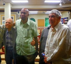 El "disidente"Guillermo Fariñas en Miami junto a Luis Posada Carriles y otros terroristas. 