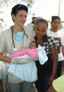 Labor de los médicos cubanos en Haití