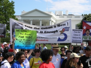 Manifestación este 1 de junio frente  a l Casa Blanca